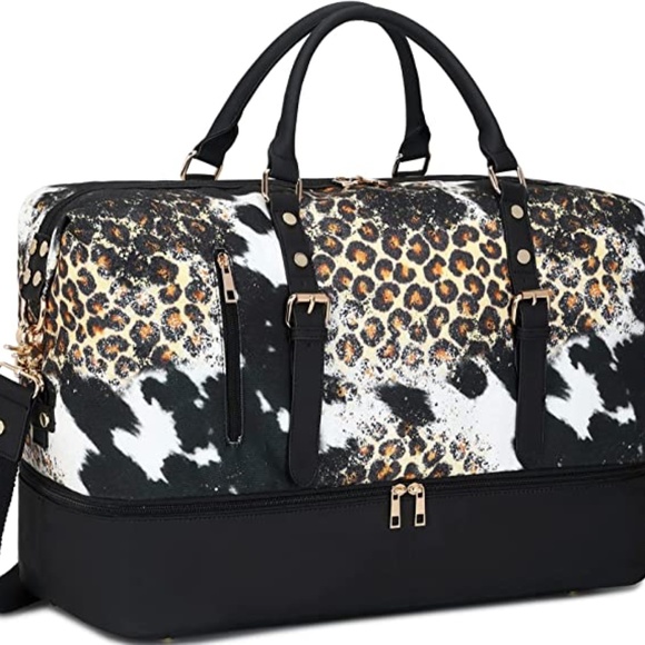 Multi Print/ Media Overnight Travel Bag Organizer